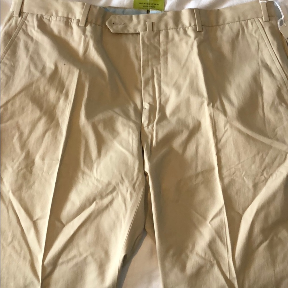 Men’s dressy cotton khaki pants